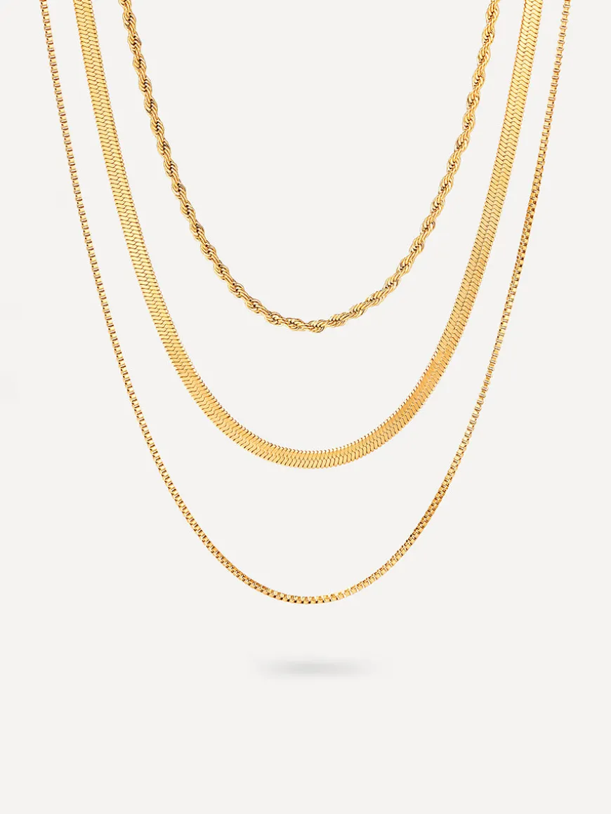 Trio Layered Kette