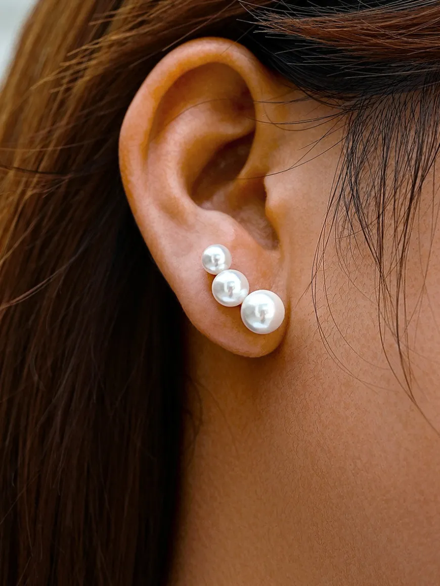 Trio Pearl Ohrringe