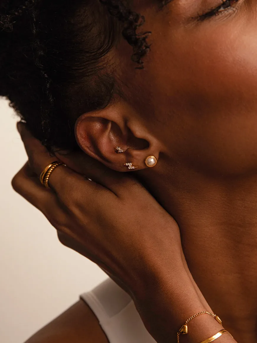 Triple Marquise Leaf Titan Piercing