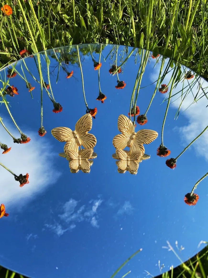 Twin Butterflies Ohrringe