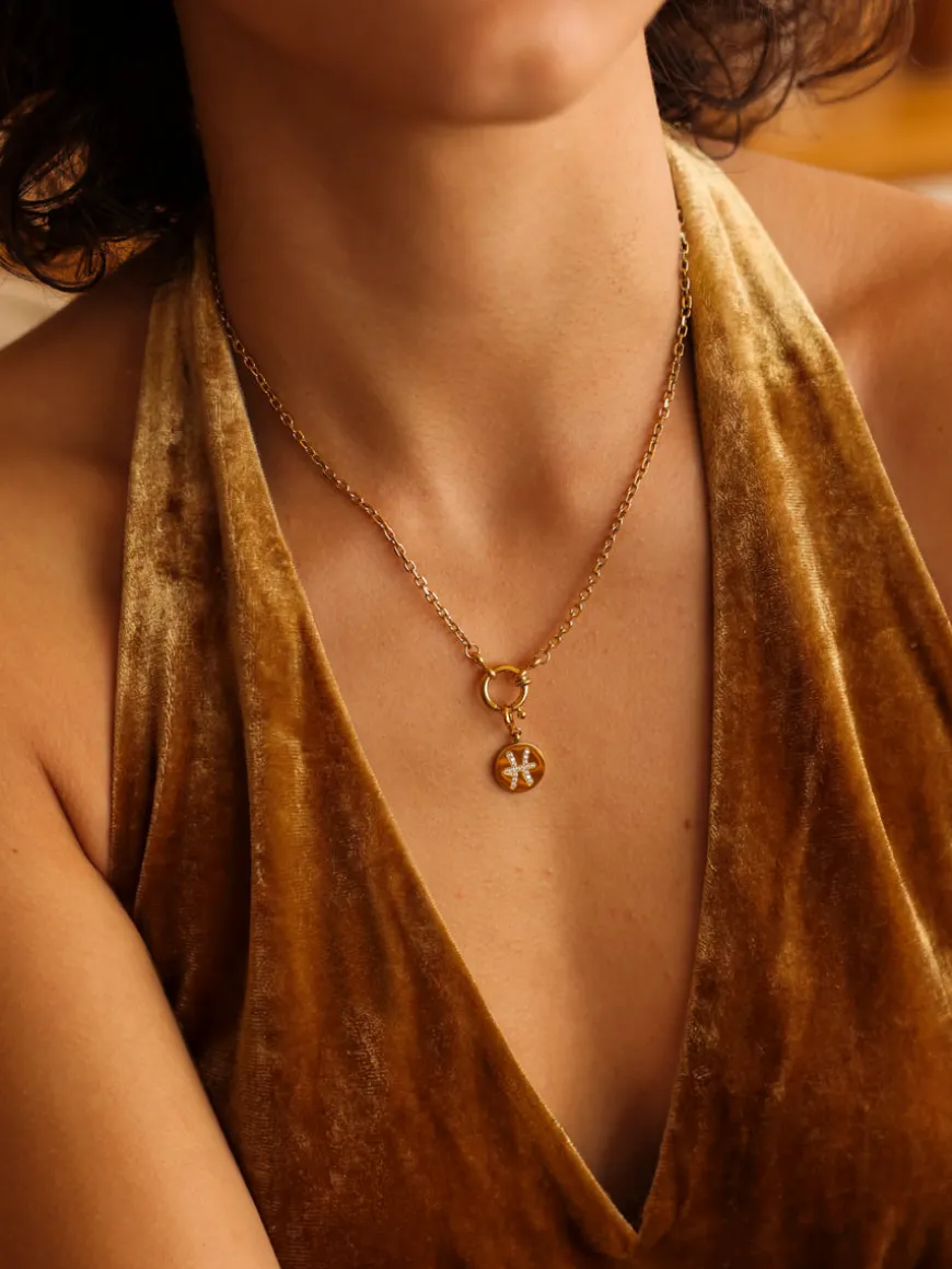 Twinkling Zodiac Ketten-Charm - Pisces
