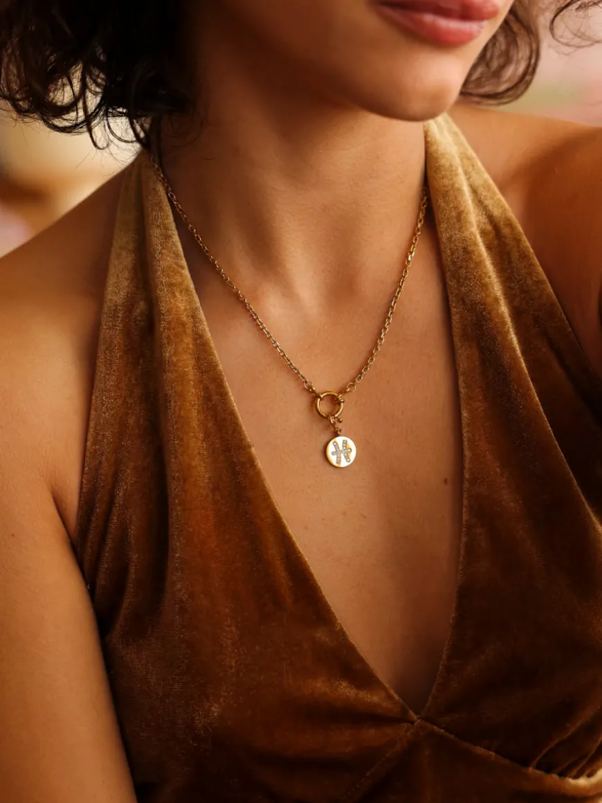 Twinkling Zodiac Ketten-Charm - Pisces