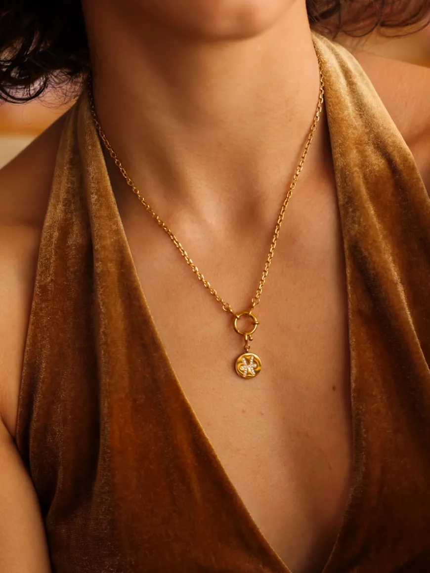 Twinkling Zodiac Ketten-Charm - Pisces