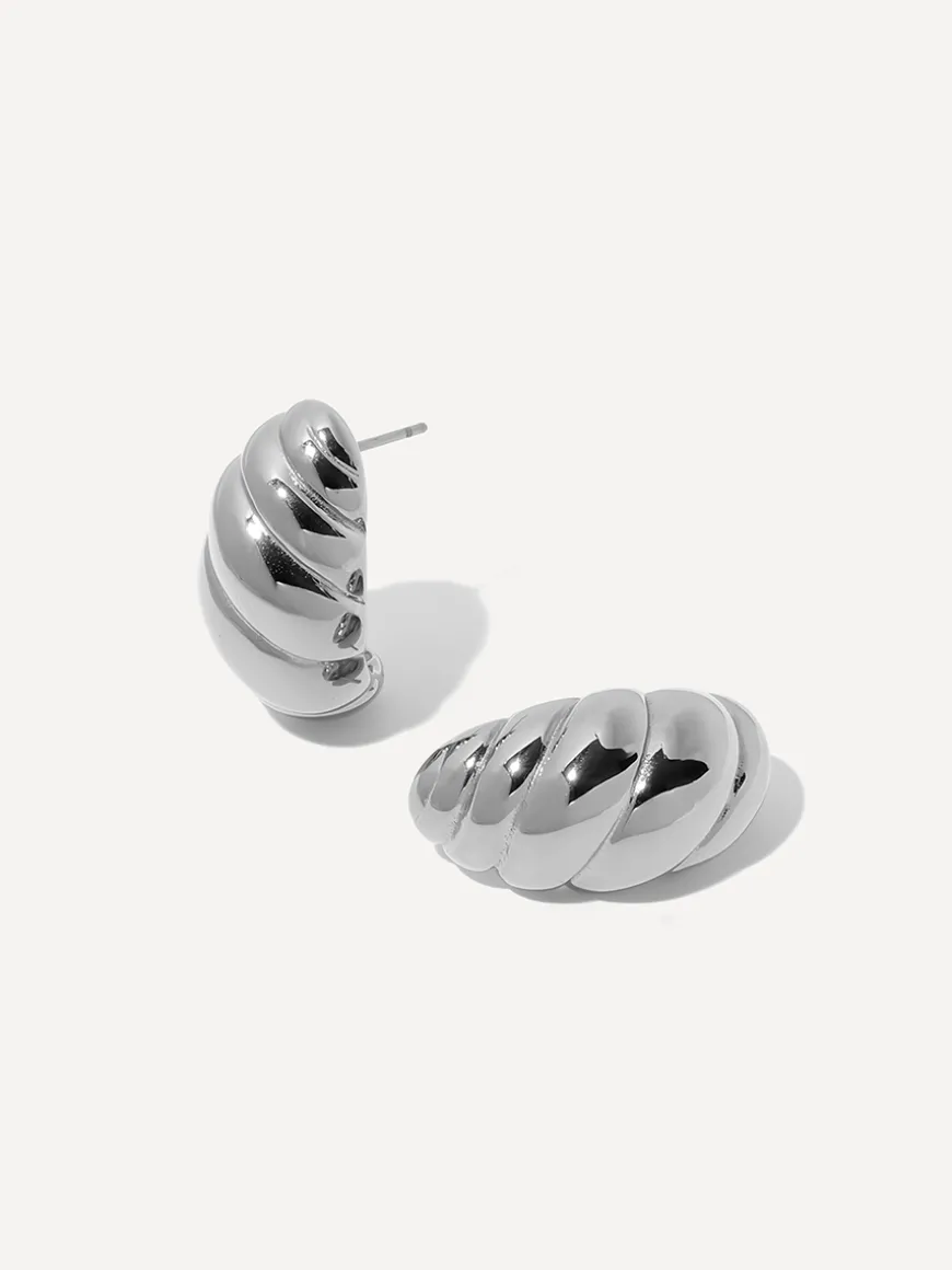 Twisted Croissant Ohrringe