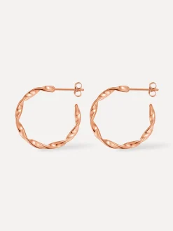 Twisted Hoop Ohrringe