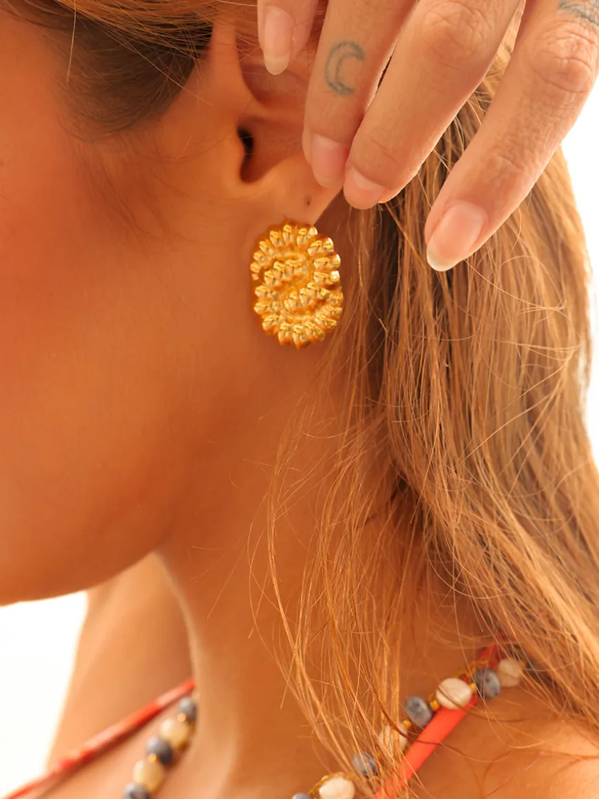 Twisted Seashell Ohrringe