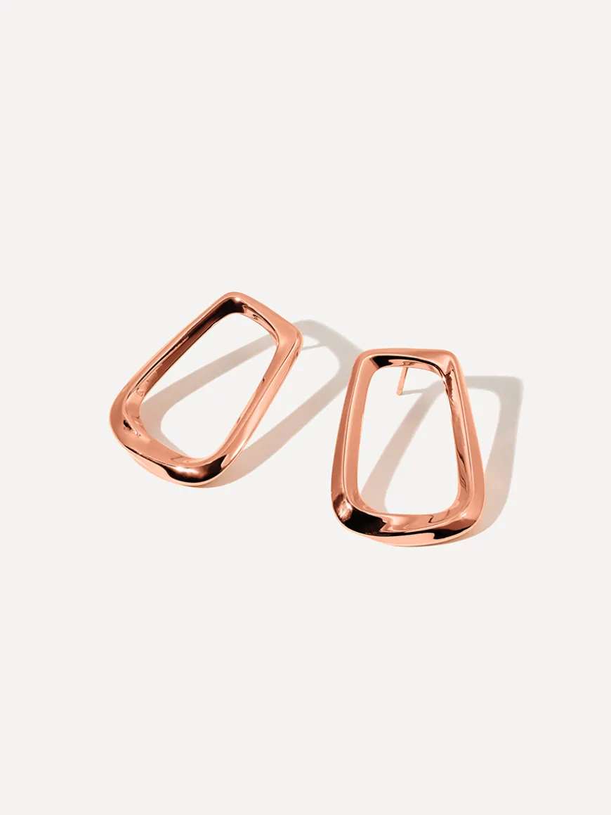 Unique Geometric Ohrringe