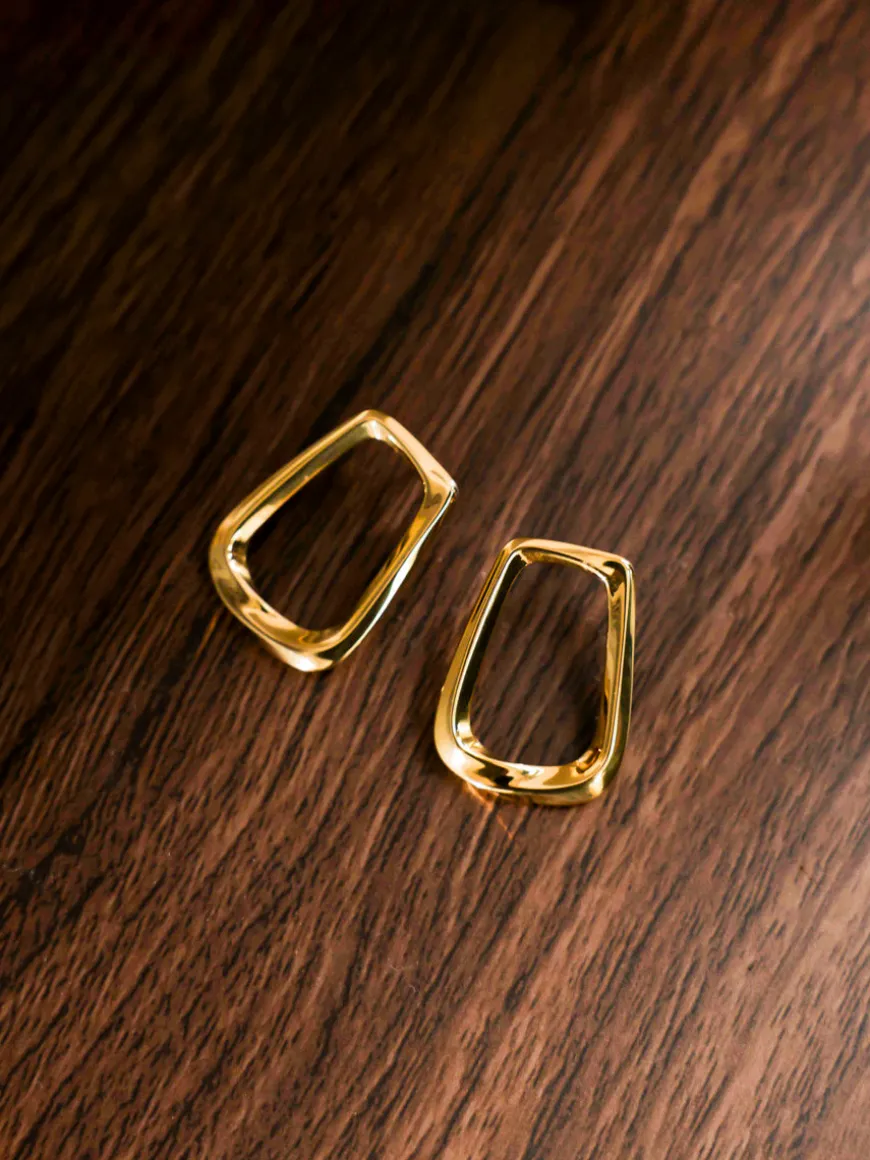 Unique Geometric Ohrringe