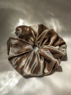 Velvet Dream Brown Scrunchie