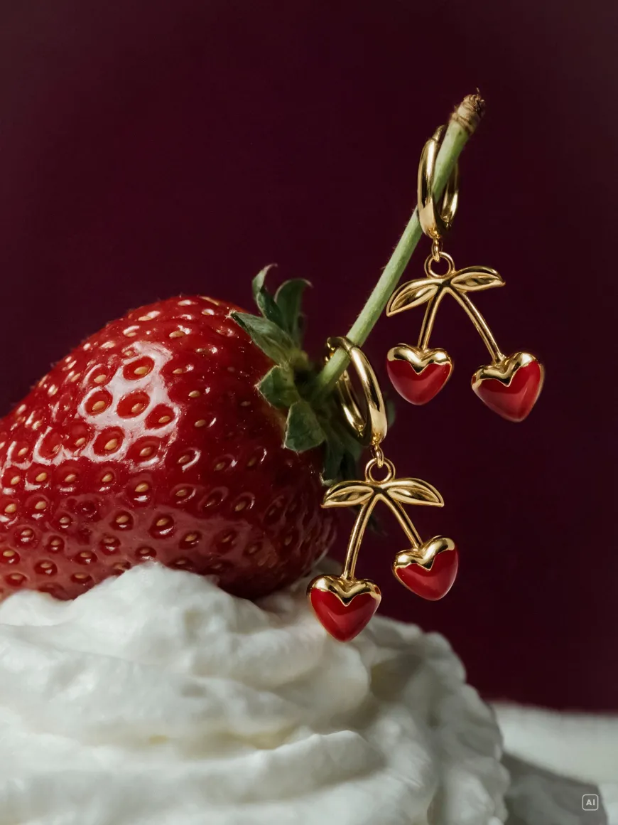 Vibrant Cherry Ohrringe