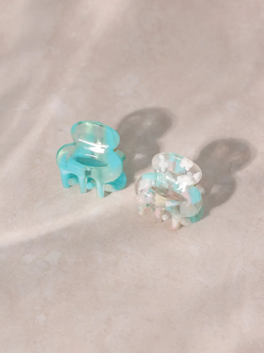 Vibrant Set Mini-Haarklammer Soft Hues
