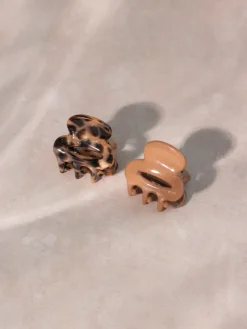 Vibrant Set Mini-Haarklammer Leopard