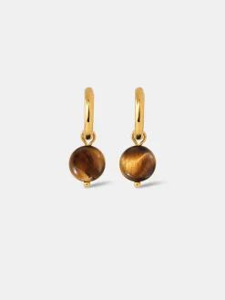 Vibrant Tiger's Eye Ohrringe