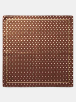 Vintage Dot Brown Tuch
