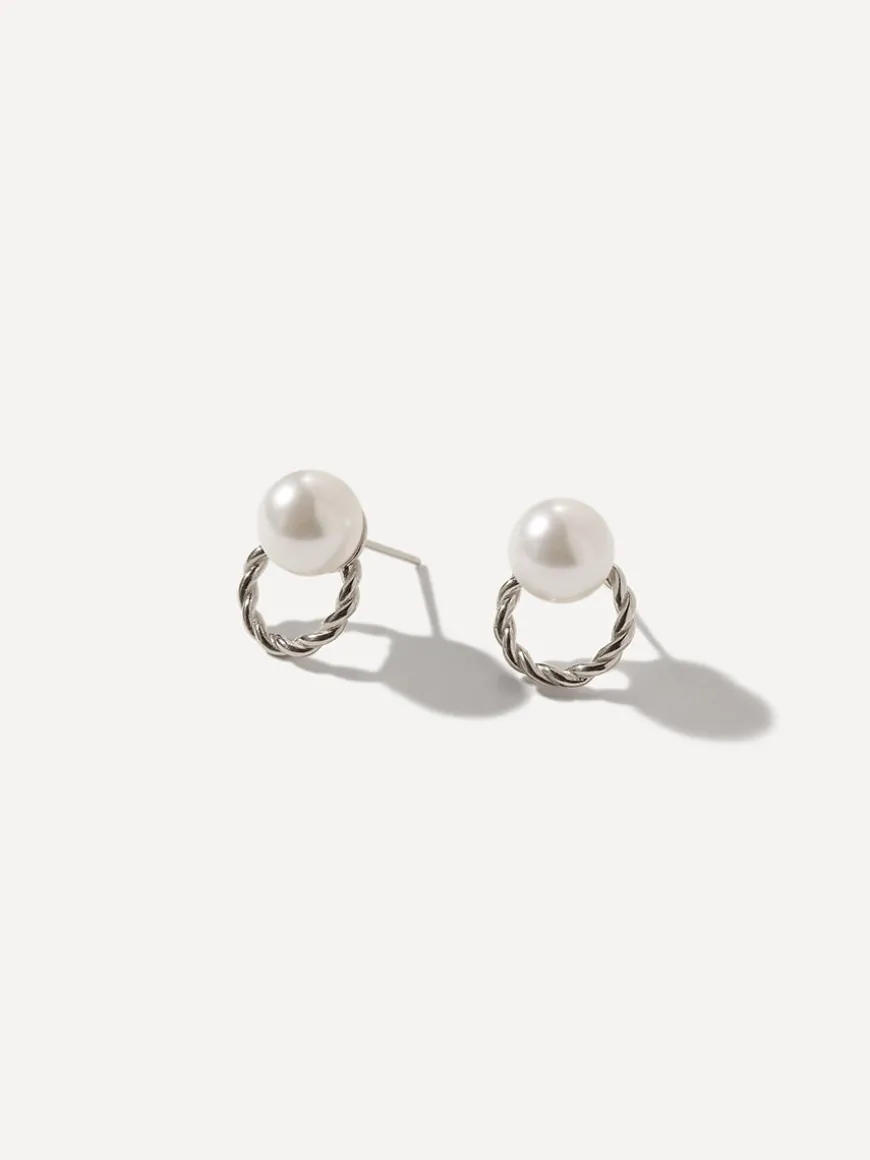 Vintage Wreath Pearl Ohrringe