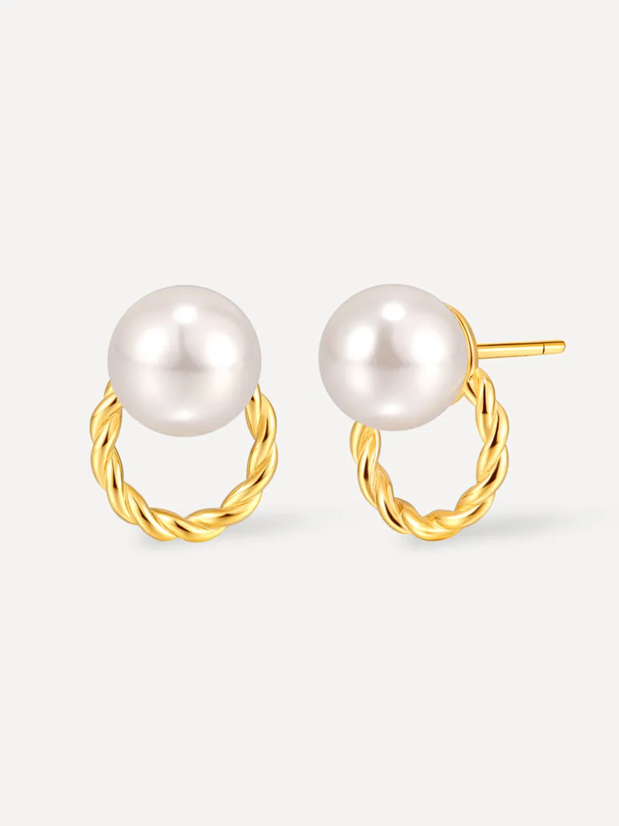 Vintage Wreath Pearl Ohrringe