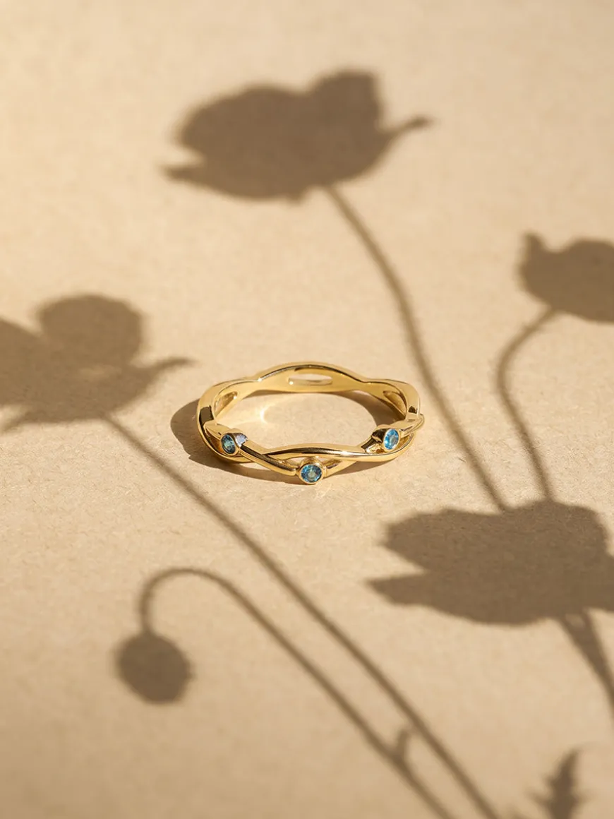 Vivid Azure Ring