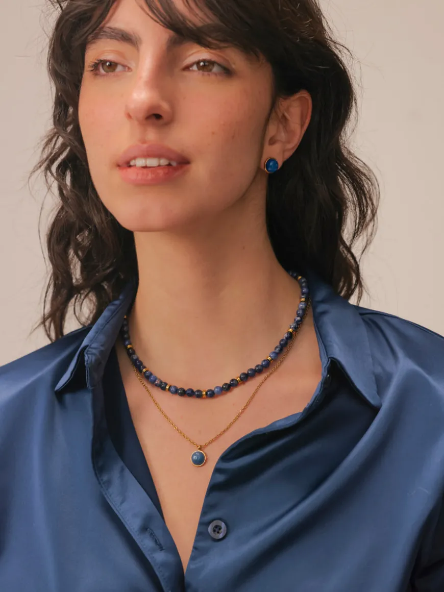 Wandering Wish Dark Blue Kette