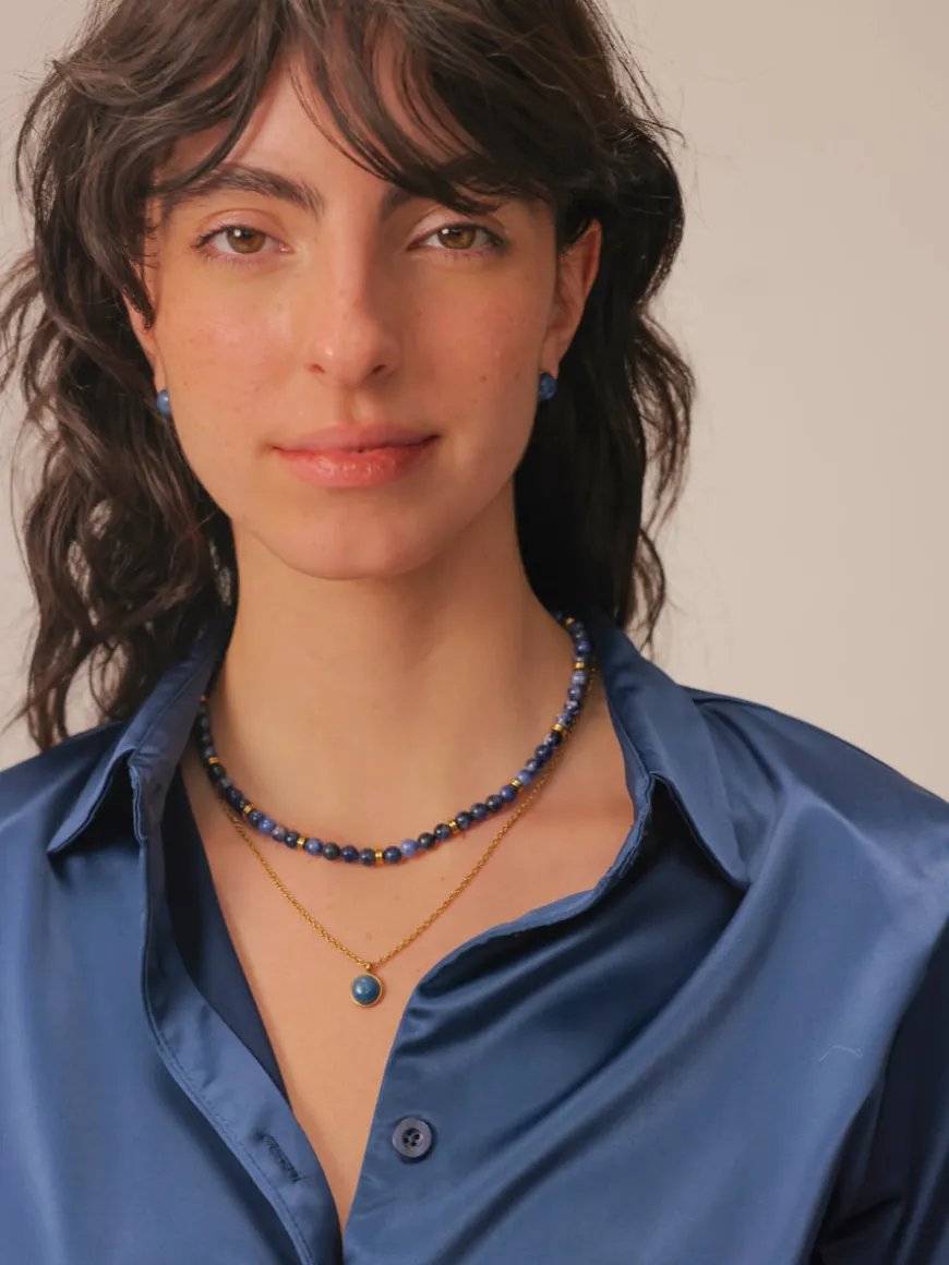 Wandering Wish Dark Blue Kette