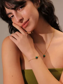 Wandering Wish Dark Green ARMBAND