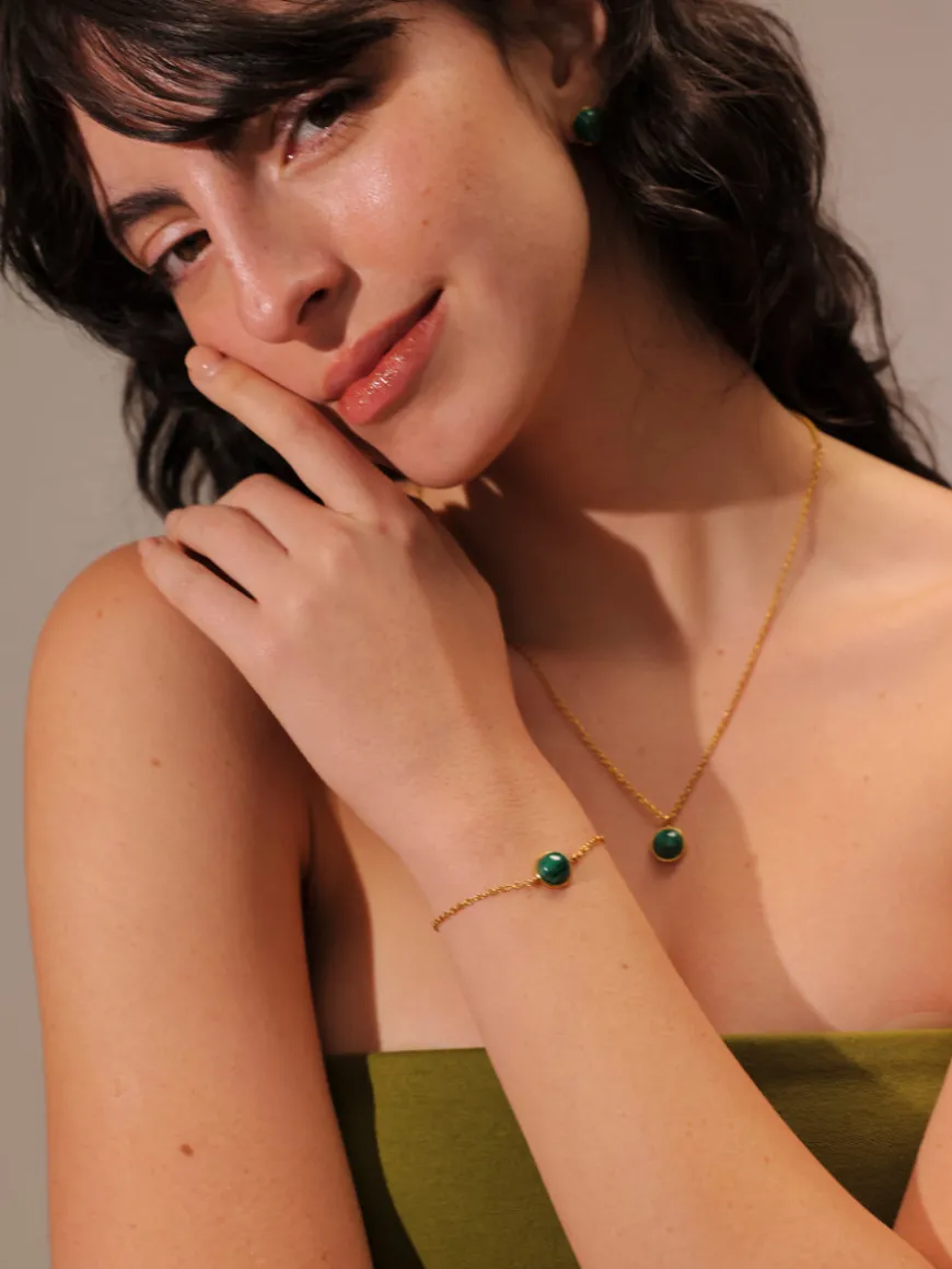 Wandering Wish Dark Green ARMBAND