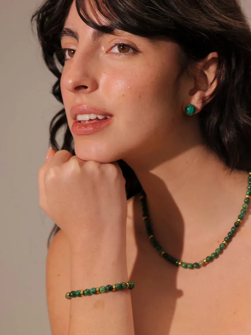 Wandering Wish Dark Green Ohrringe