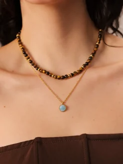 Wandering Wish Light Blue Kette