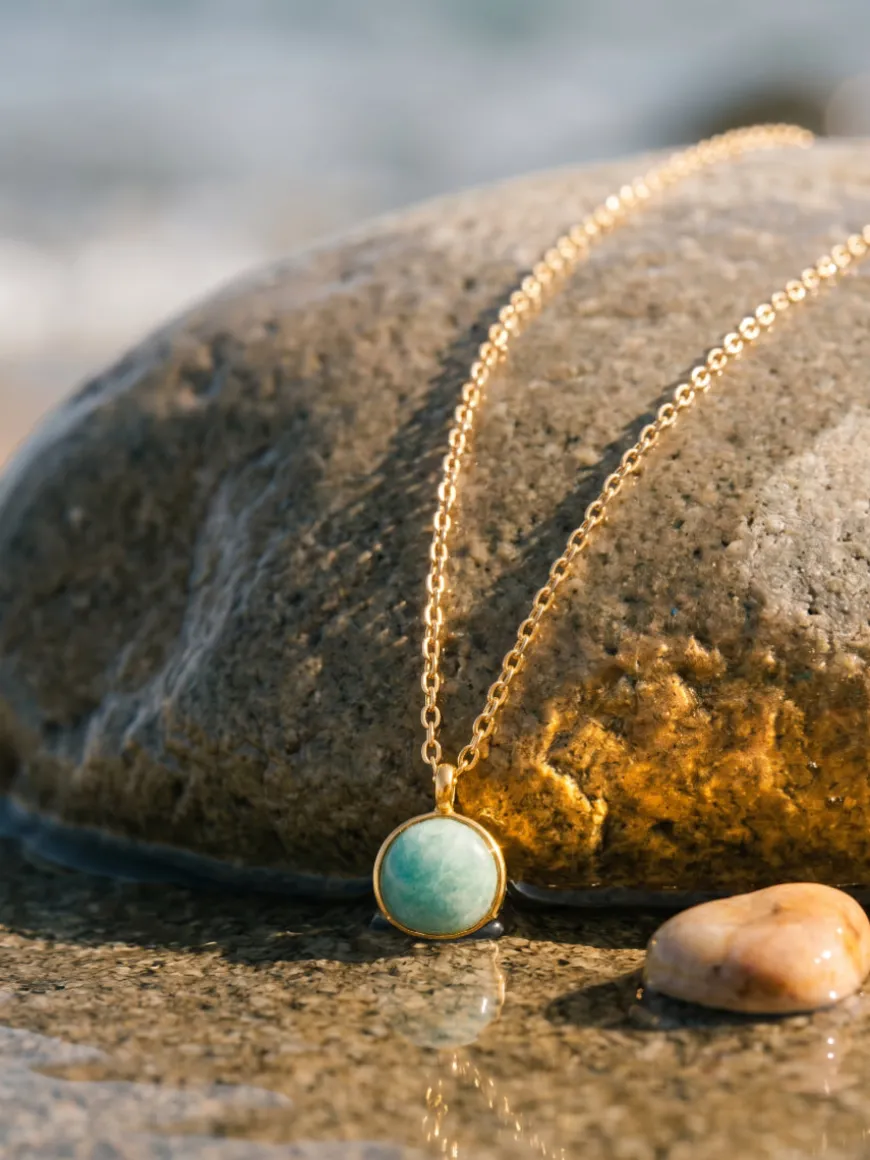 Wandering Wish Sea Green Kette