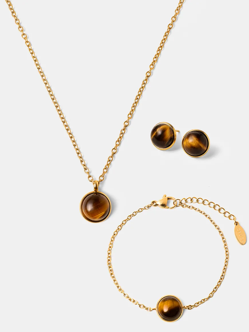 Wandering Wish Tiger's Eye Set