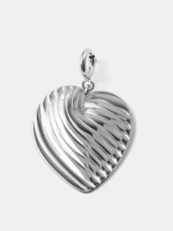 Wave Heart Ketten-Charm