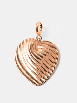 Wave Heart Ketten-Charm