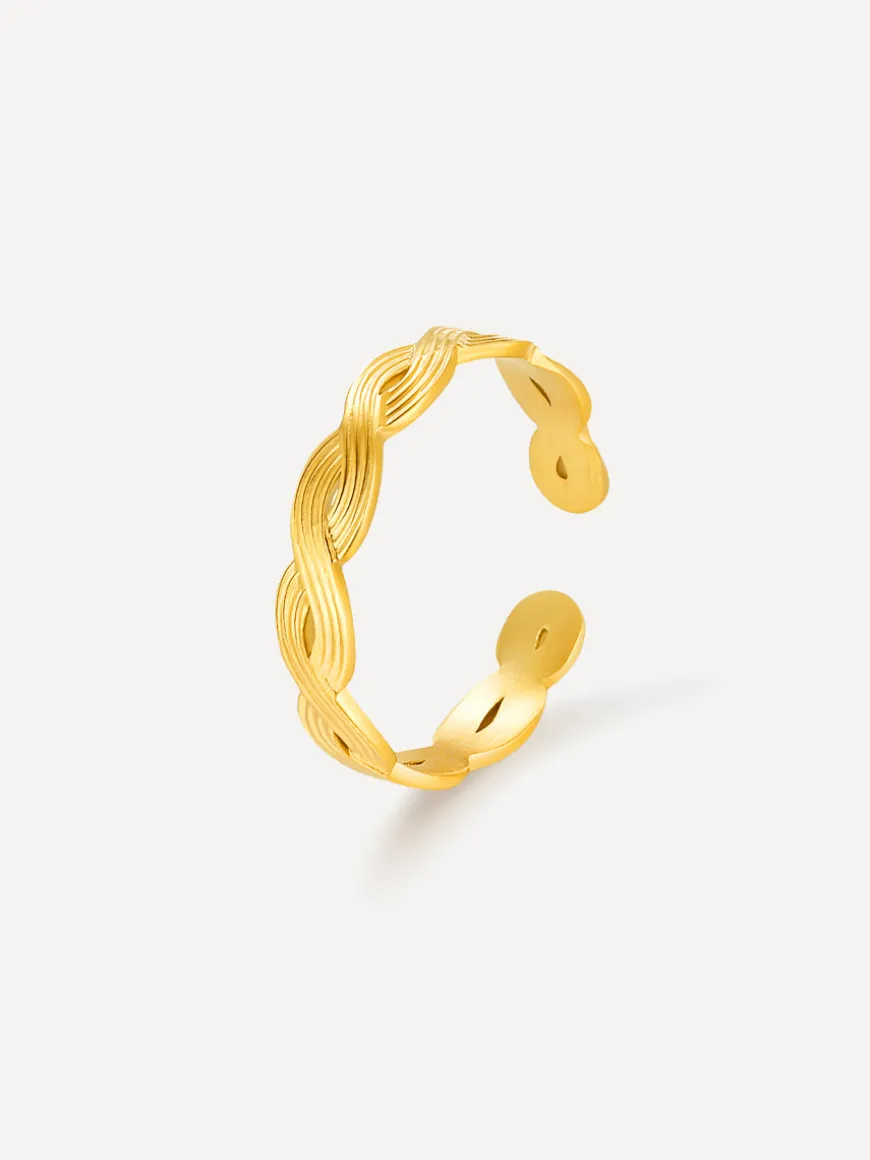 Wavy Line Ring