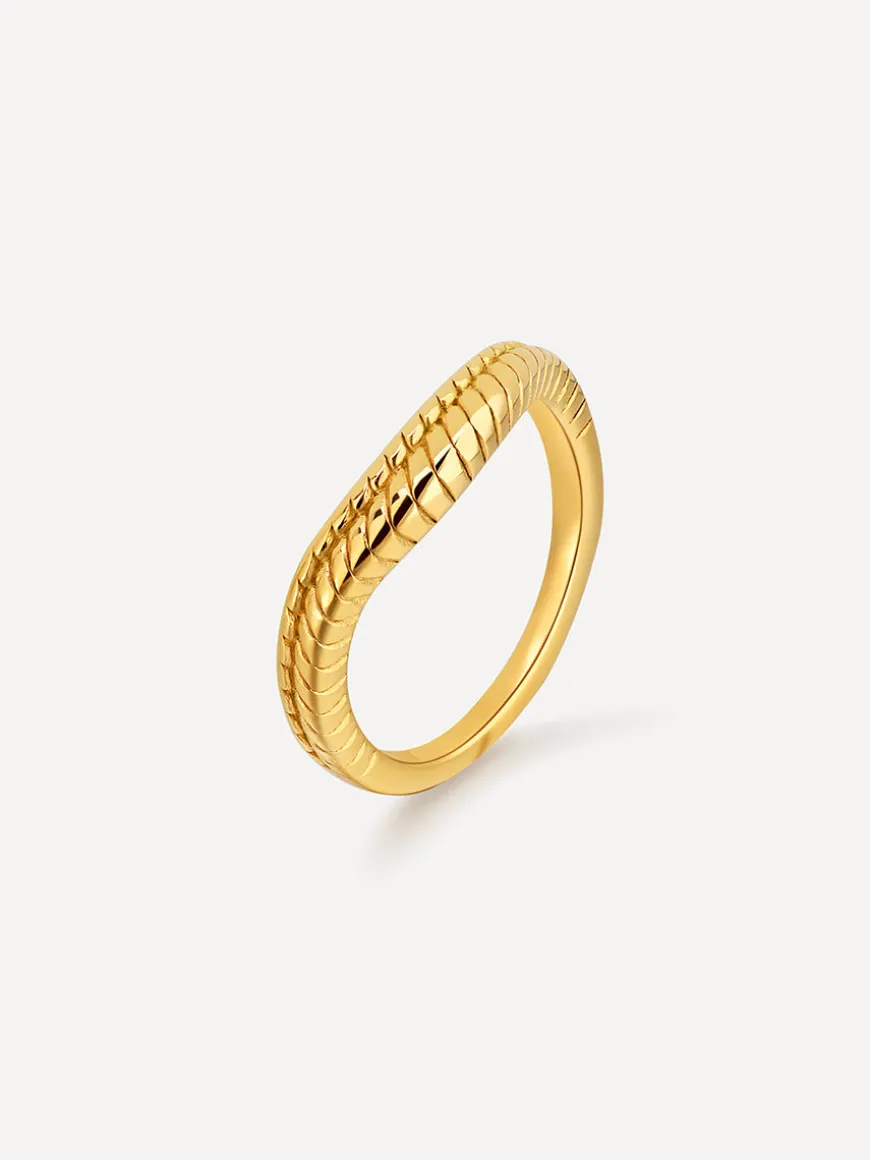 Wavy Scales Ring