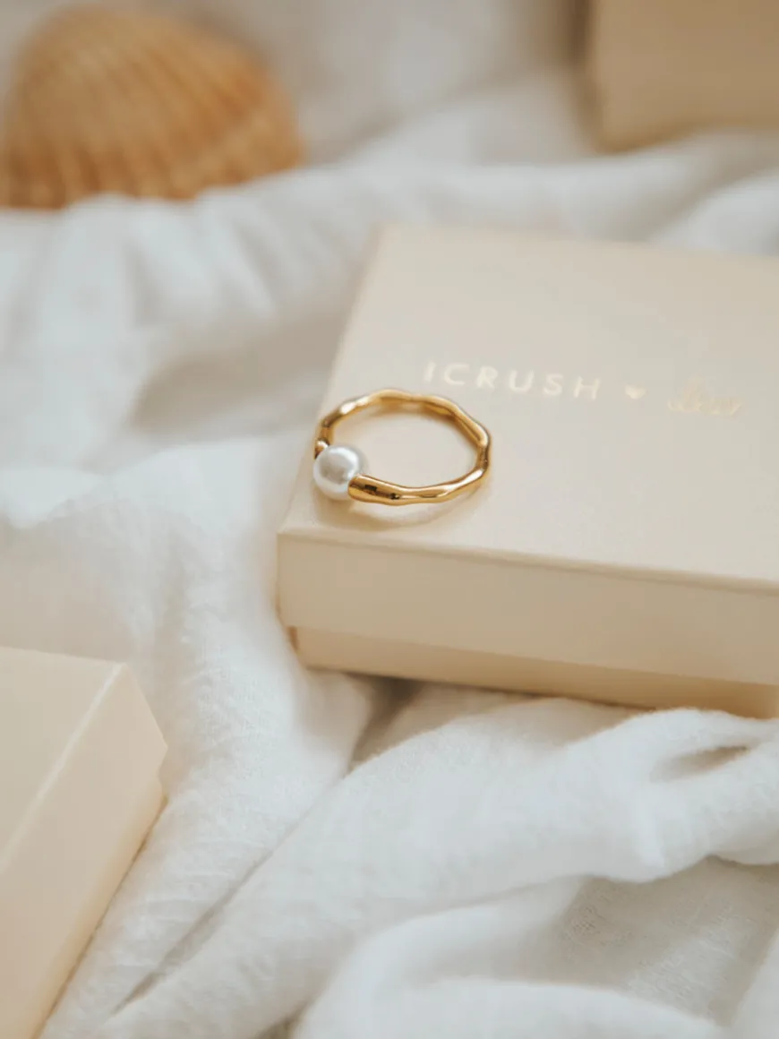 Whispering Pearl Ring