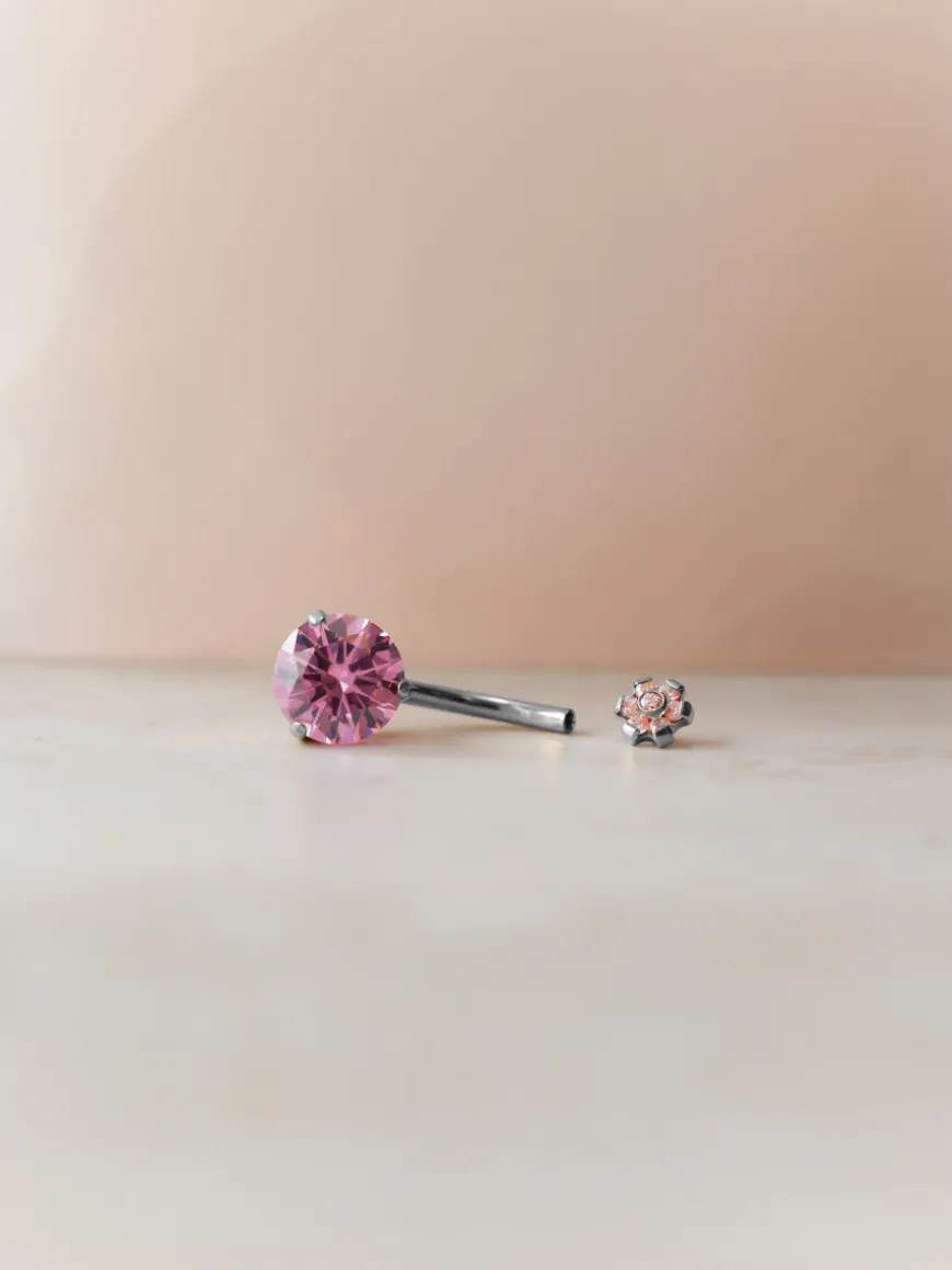 Whisper Petal Pink Titan Bauchnabelpiercing