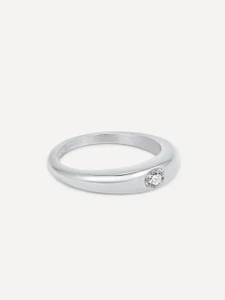 White Dome Ring