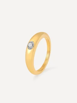 White Dome Ring