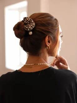 Wild Heart Leopard Scrunchie