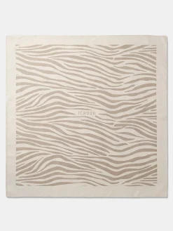 Wild Stripes Beige Zebra-print Tuch