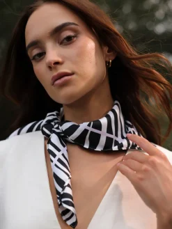 Wild Stripes Zebra-print Tuch