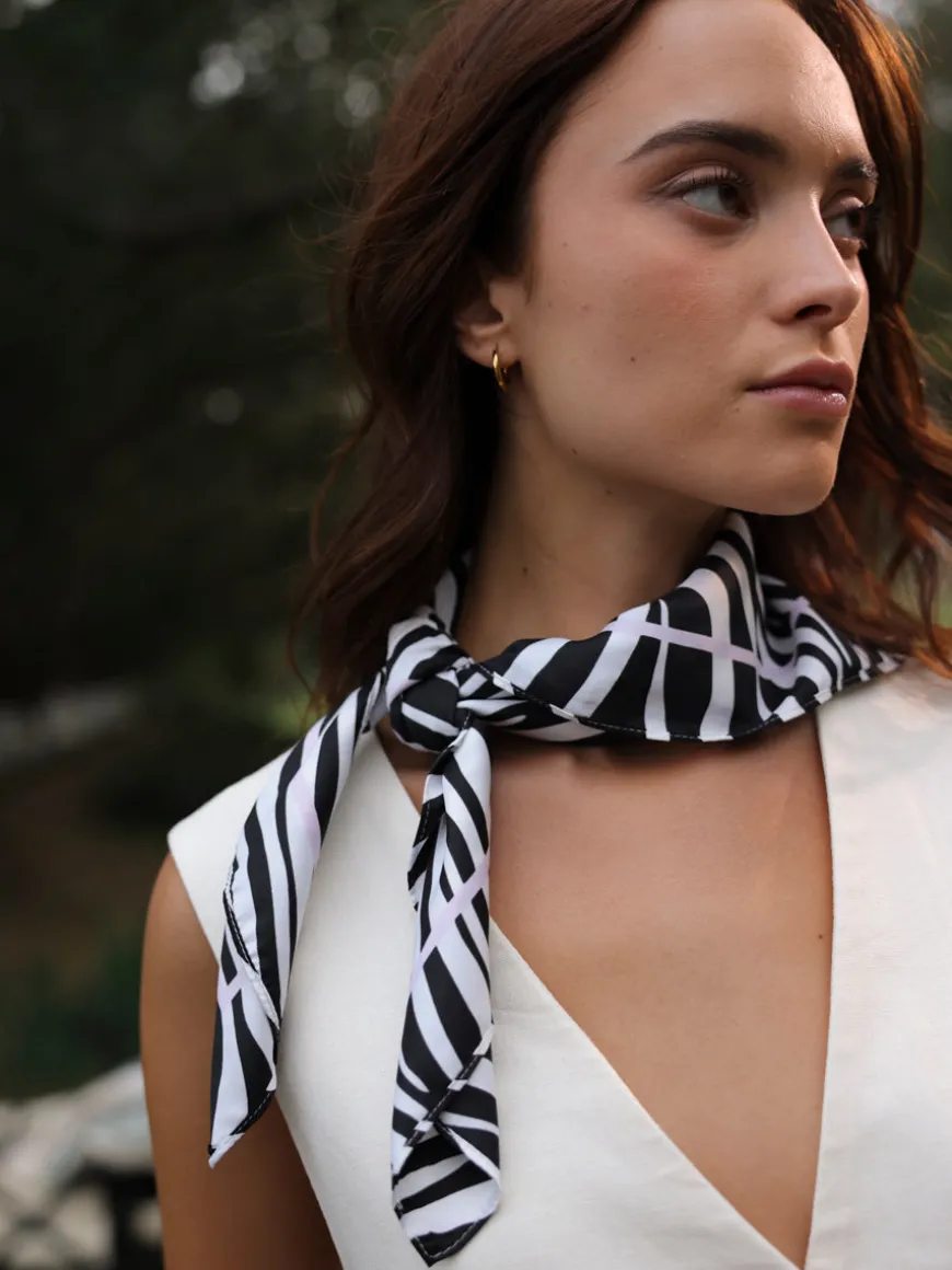 Wild Stripes Zebra-print Tuch
