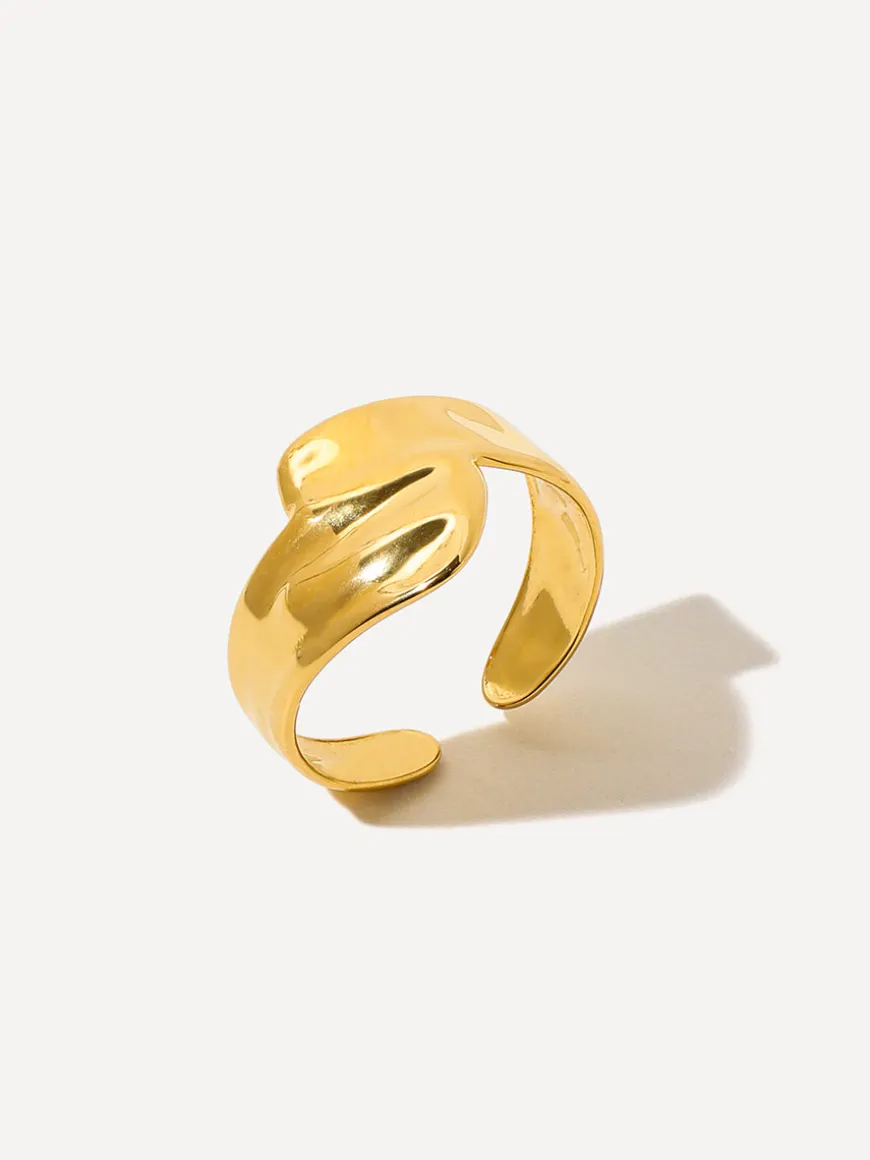 Wind Leaf Ring