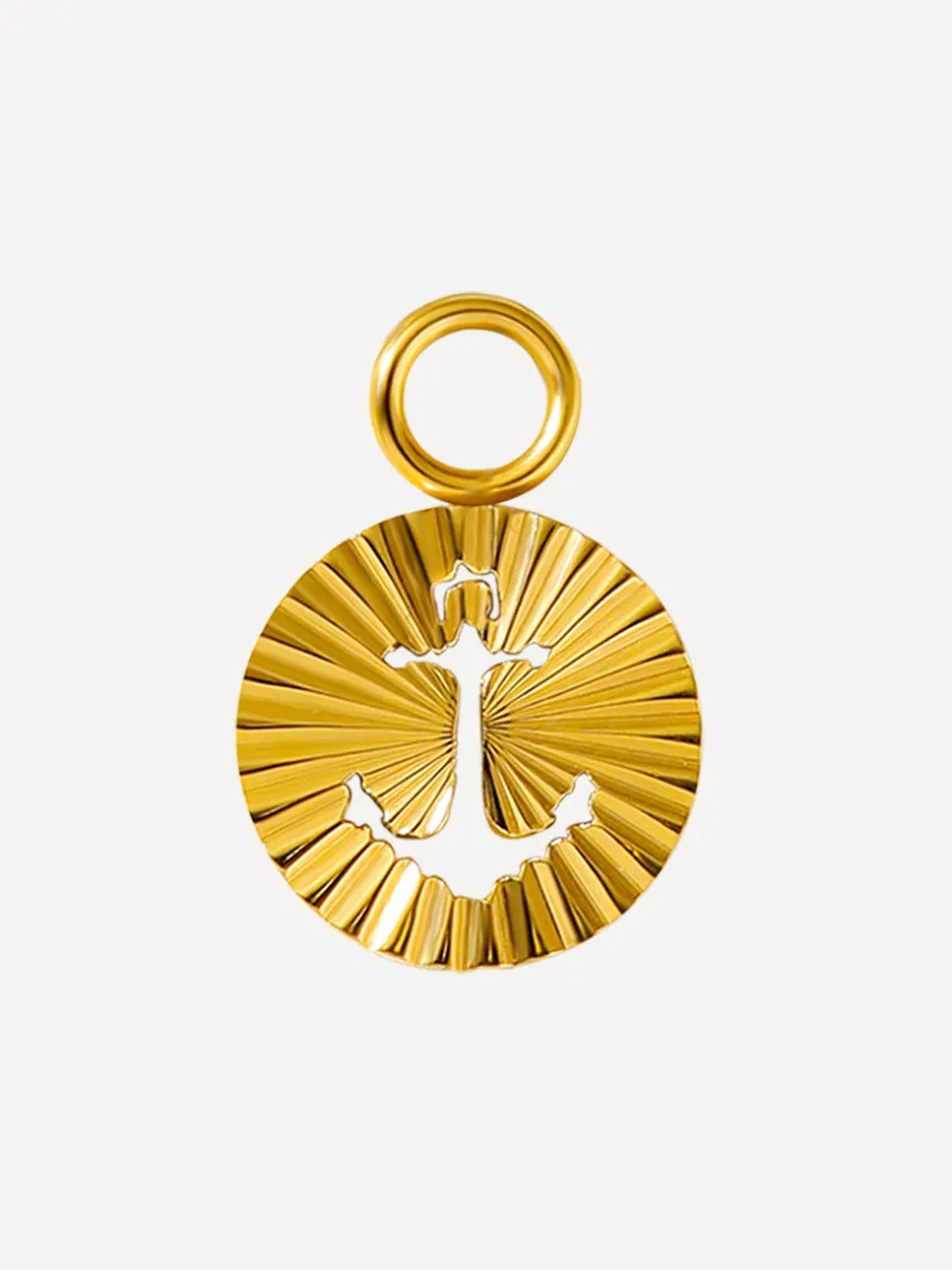 10x10mm Anchor Ohrring-Charm