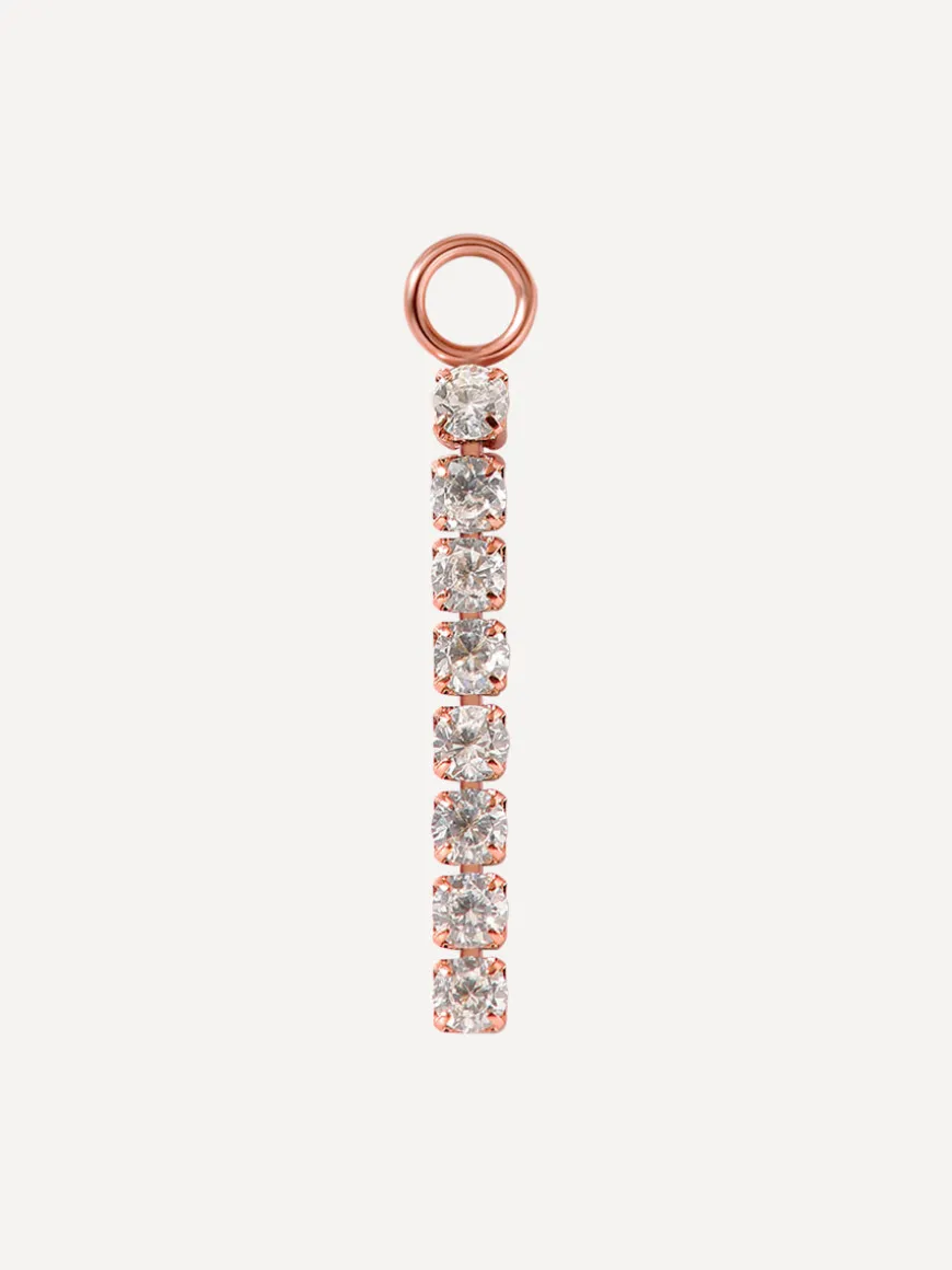 21x2,5mm Aurora Drop Ohrring-Charm