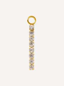 21x2,5mm Aurora Drop Ohrring-Charm