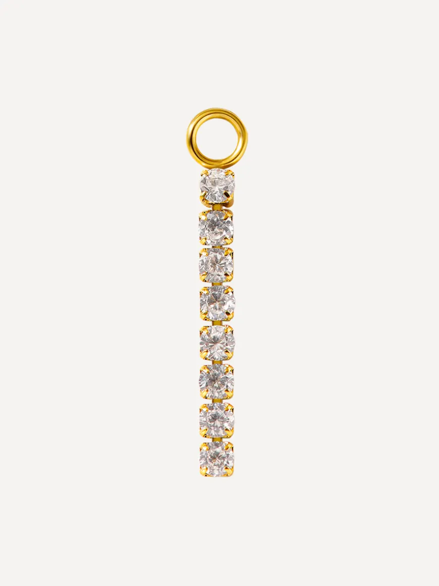 21x2,5mm Aurora Drop Ohrring-Charm