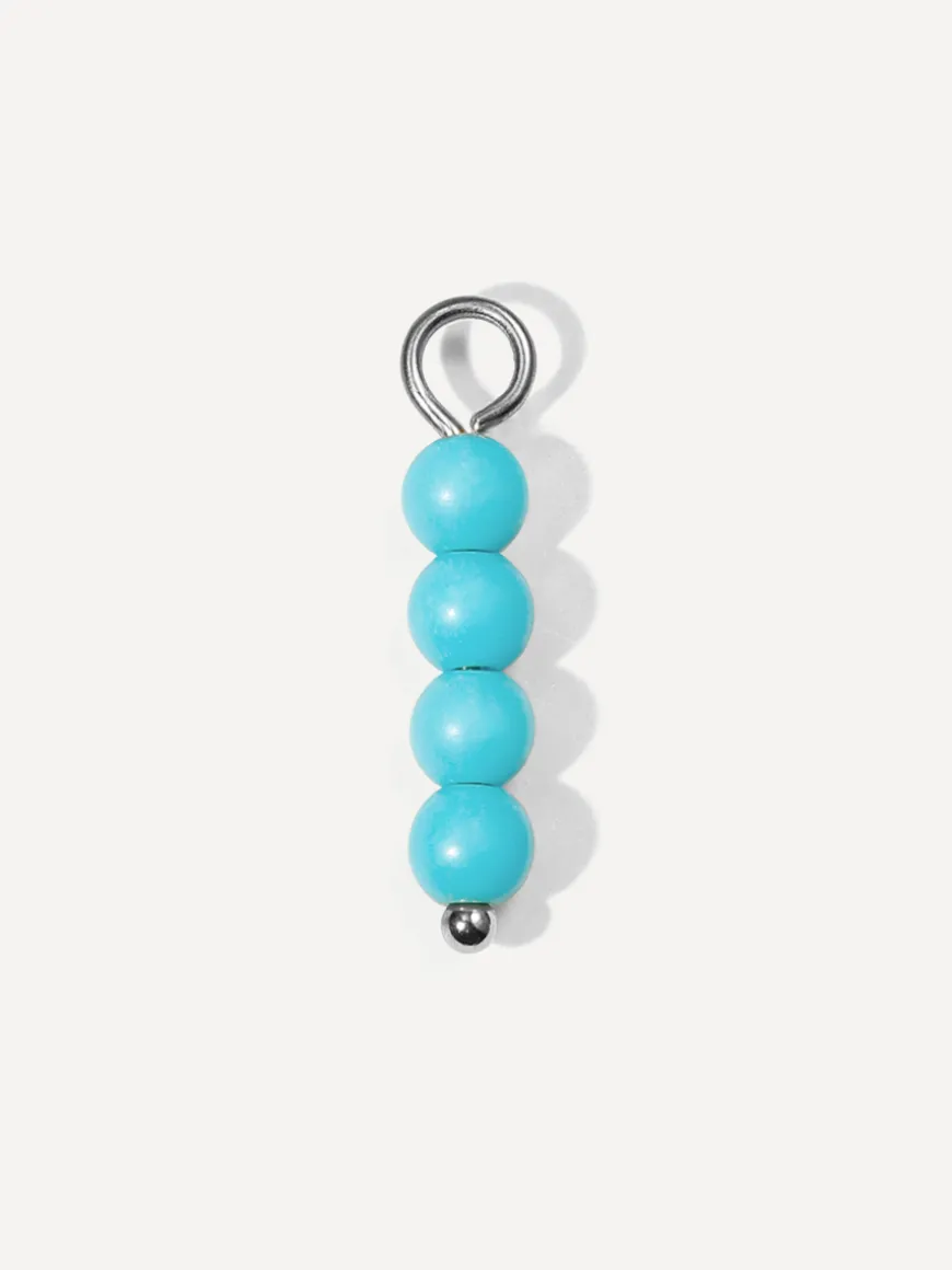 15,3x4,3mm Azure Cascade Ohrring-Charm