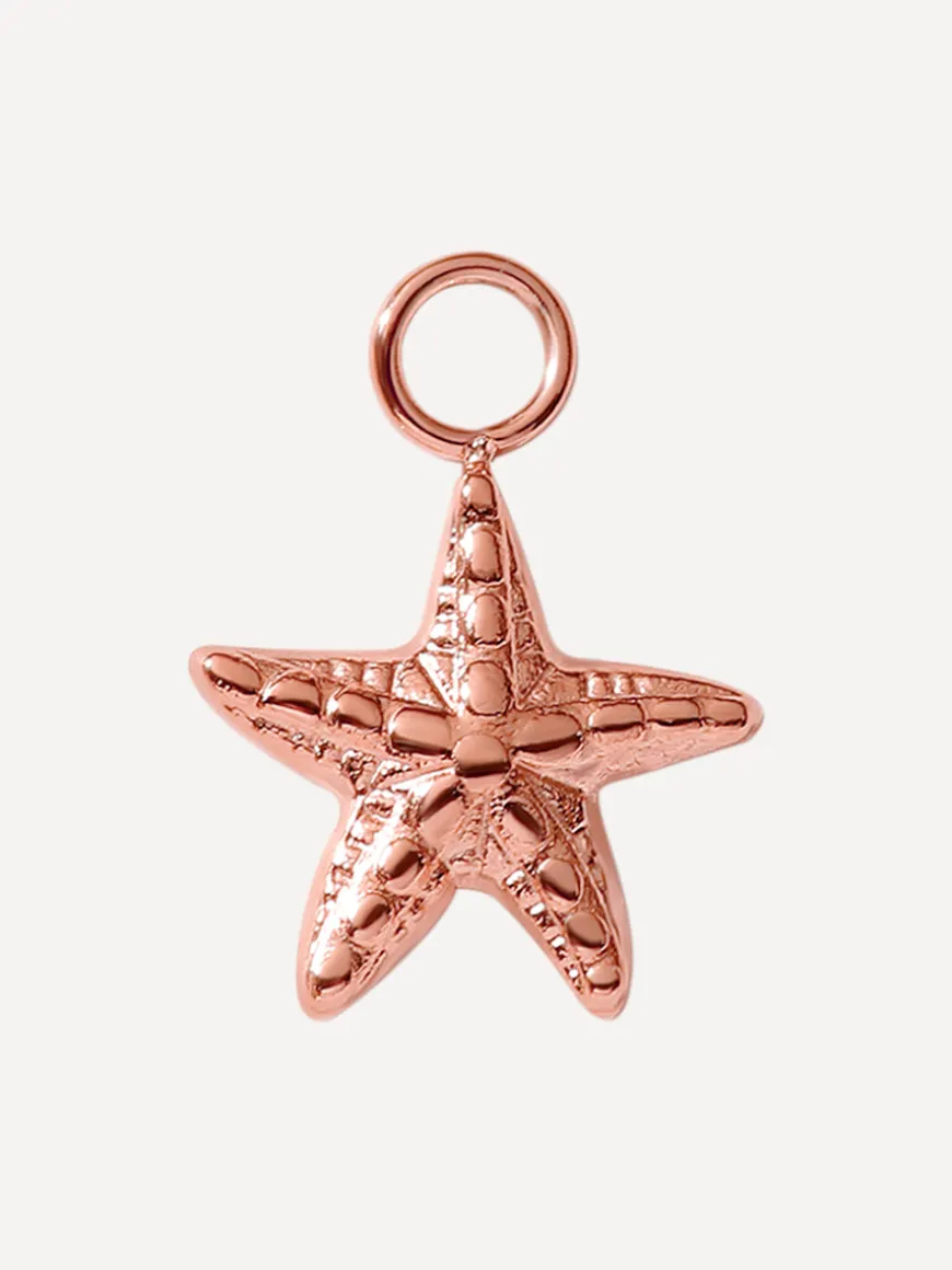 12x12mm Bubbly Starfish Ohrring-Charm