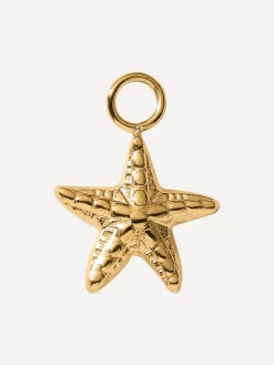12x12mm Bubbly Starfish Ohrring-Charm