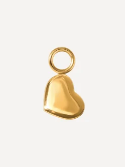 7,7x6,3mm Cherished Heart Ohrring-Charm